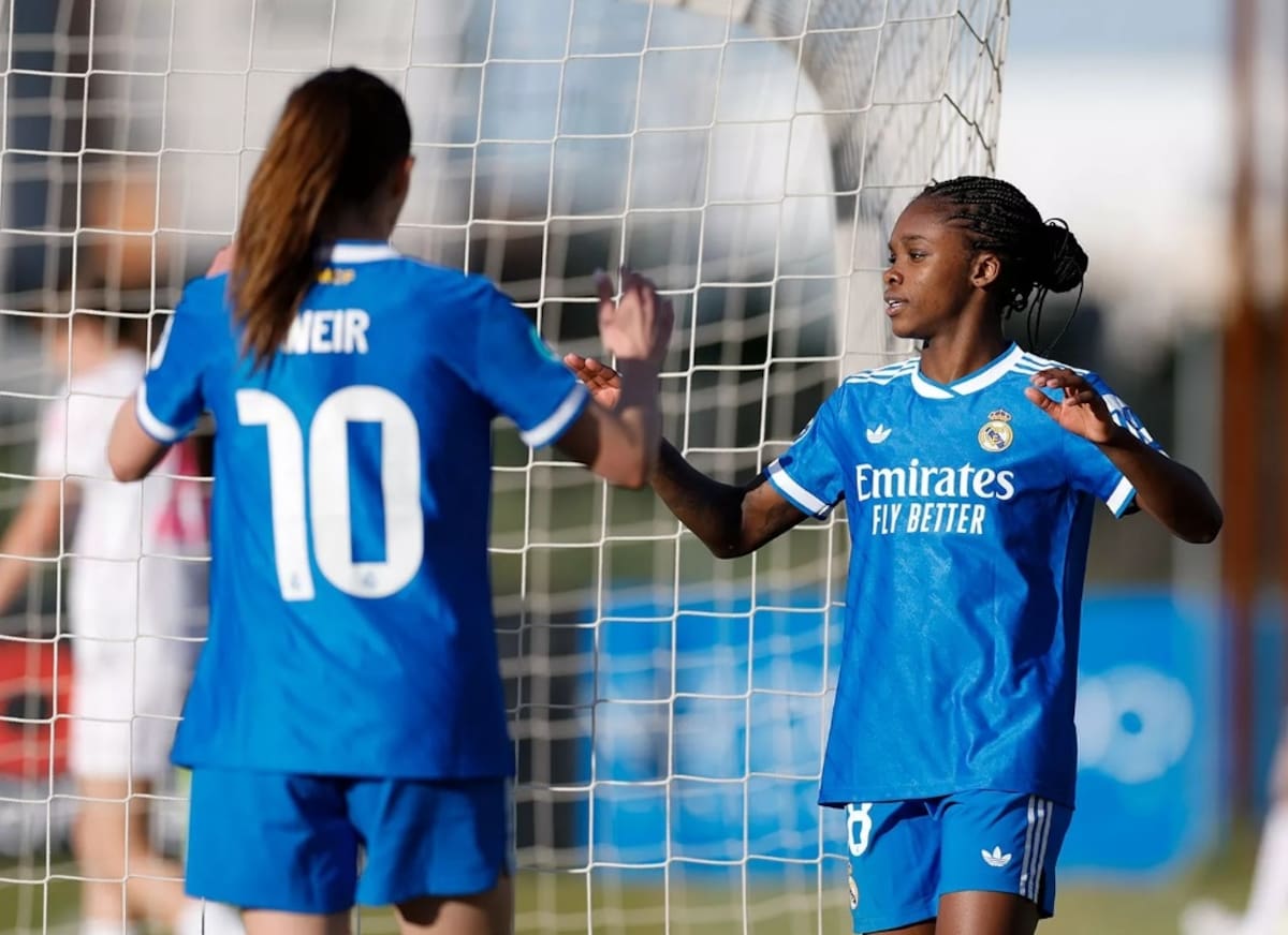 Linda Caicedo lidera al Real Madrid Femenino con golazo y revive en la Liga F tras duro golpe ante el Barcelona. Foto: Real Madrid Femenino