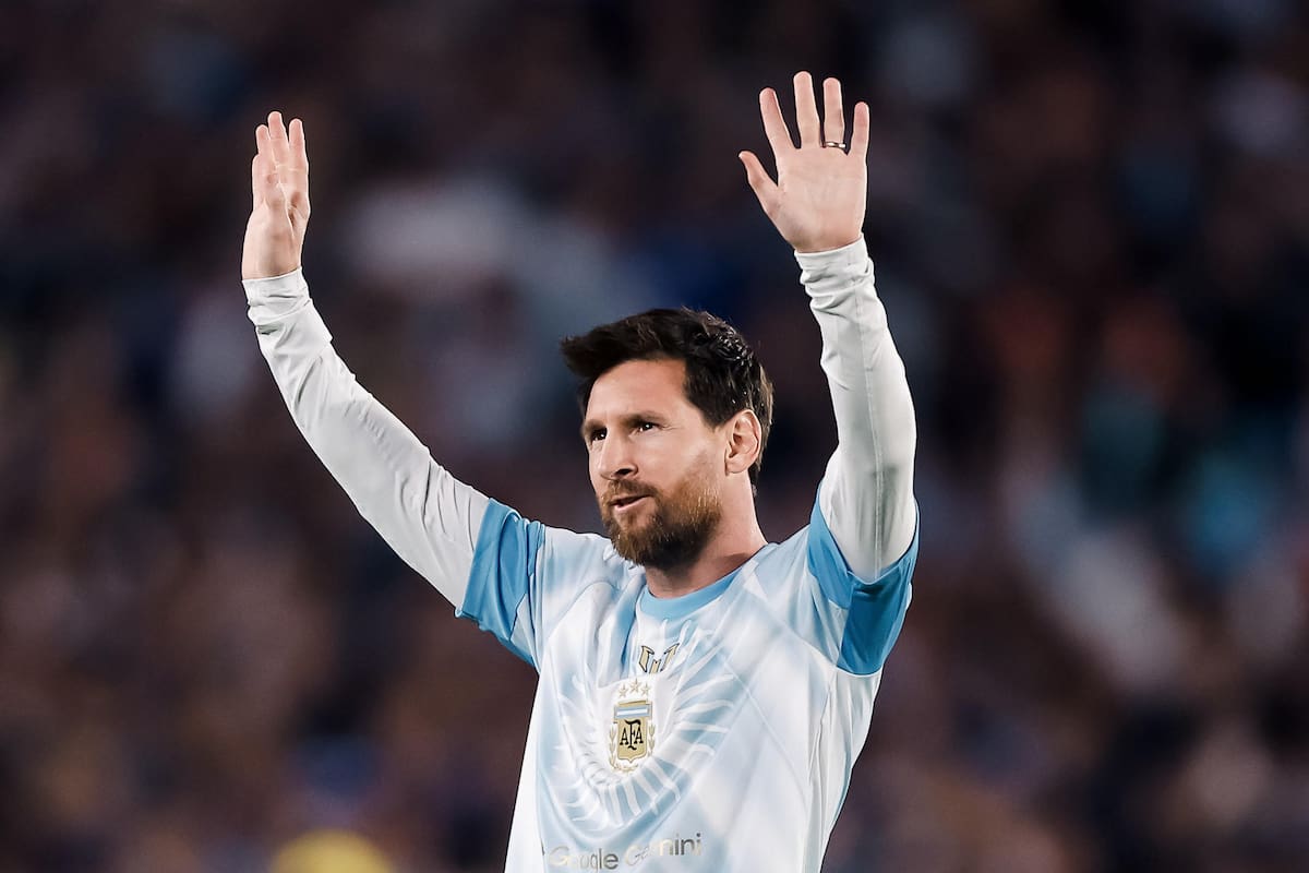 Lionel Messi marcó de penal ante Benín en el Monumental, en su último partido con la Selección Argentina. /FOTO: EFE