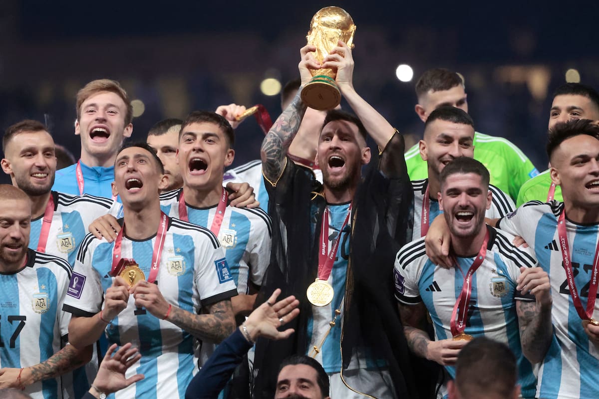 Lionel Messi lideró el título del mundo de la selección Argentina en 2022. // EFE/Juan Ignacio Roncoroni