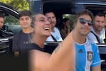 Video | Lionel Messi y Antonela Roccuzzo le cumplieron el sueño a tres aficionados argentinos