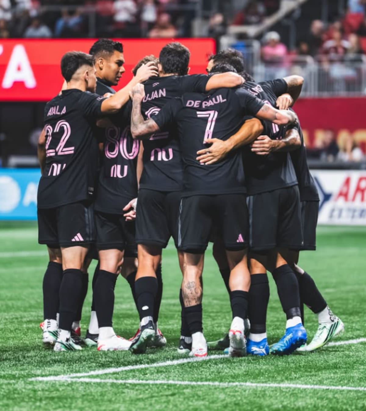 Lionel Messi no deja de sorprender y convirtió dos goles más que lo acercan a los 1.000 tantos como profesional en el triunfo 3-1 del Inter Miami ante Atlanta United. Foto: Inter Miami.