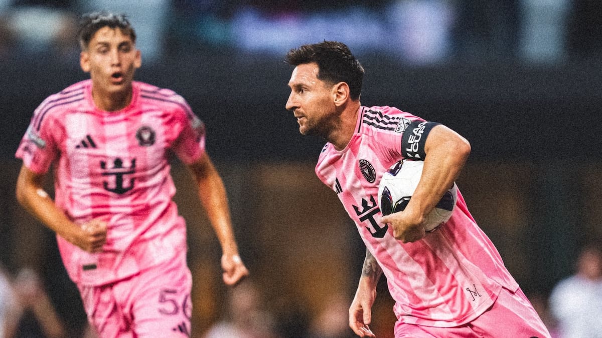 Lionel Messi marcó un doblete en el triunfo 4-2 de de Inter Miami sobre Atlético San Luis en la Leagues Cup. Foto: Inter Miami.
