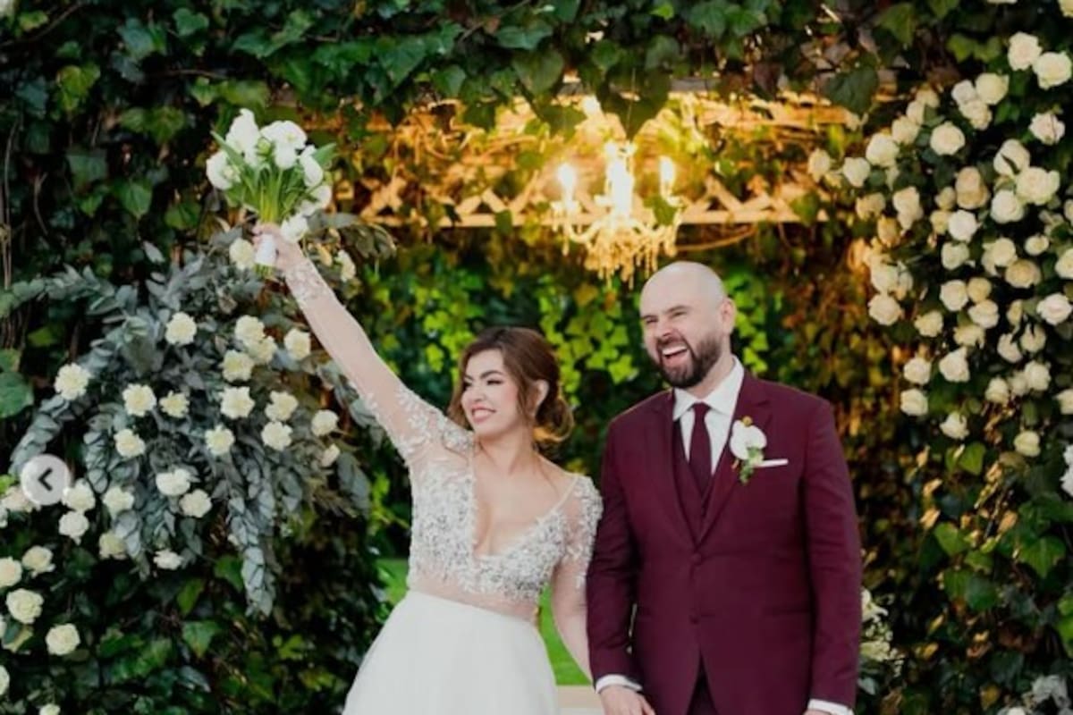 Liss Pereira y Ricardo Quevedo se casaron: así se vio la mágica boda. | Foto: Instagram.