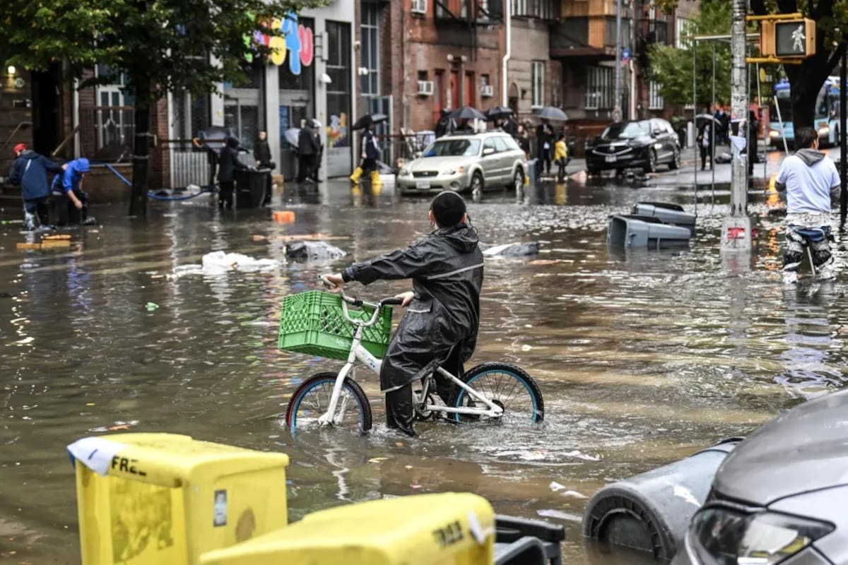 Intensas lluvias ponen en alerta a tres ciudades del noreste de Estados Unidos.