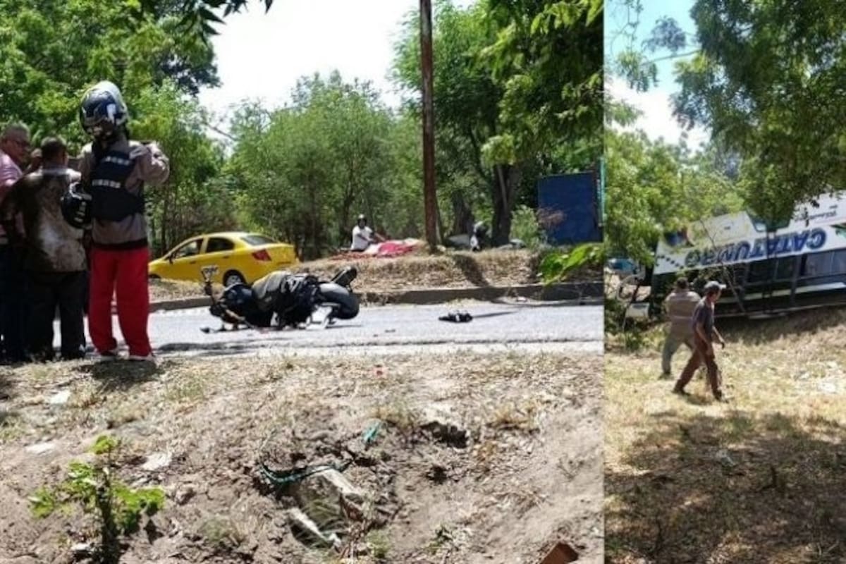 Lo que parecía un atajo terminó en tragedia: motociclista murió tras intentar cruzar un separador