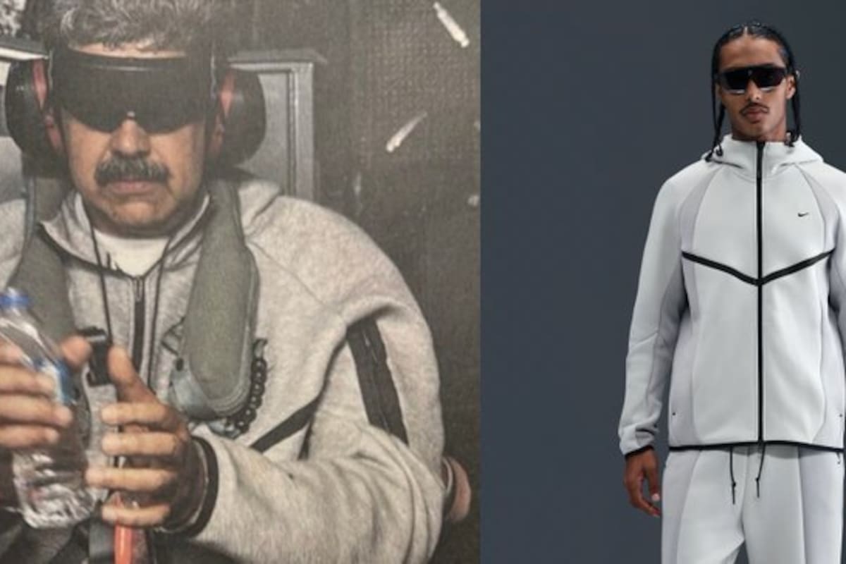 Nike agota ventas online de la vestimenta que lucía Nicolás Maduro cuando fue capturado por tropas de Estados Unidos.