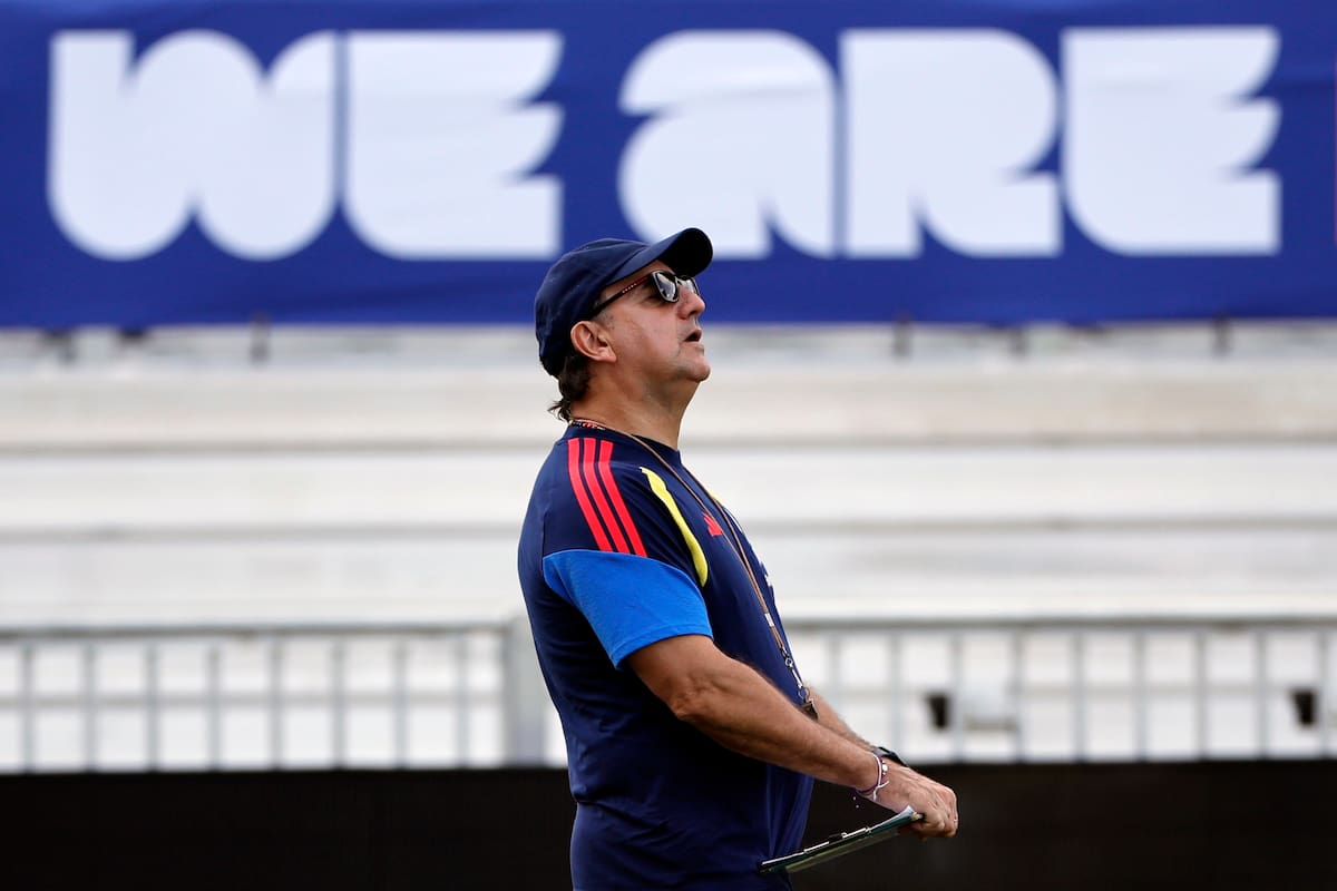 El entrenador de la selección de Colombia, Néstor Lorenzo. EFE/Alberto Estévez