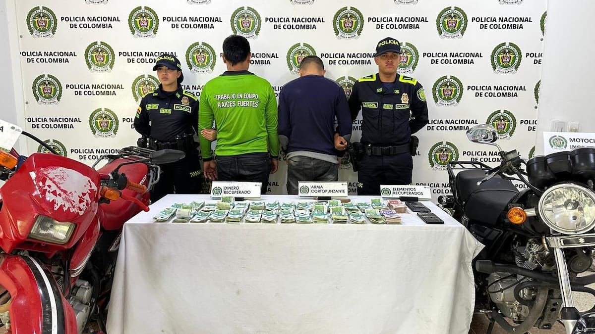 Los capturados habrían amarrado a la víctima para despojarla de $29 millones en efectivo.