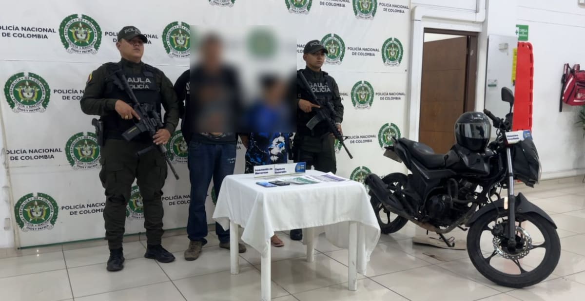 Los capturados quedaron a disposición de la Fiscalía para responder por el delito de extorsión.