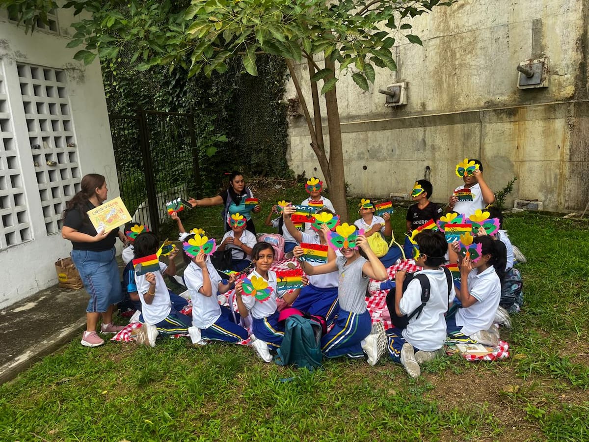 Los cuentos cobraron vida en Campo Madrid, Bucaramanga. Foto suministrada/VANGUARDIA