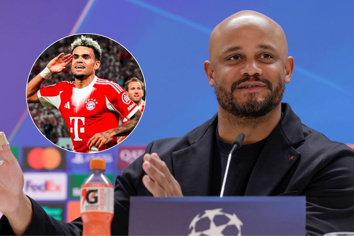 Los elogios del DT de Bayern Múnich a Luis Díaz antes de enfrentar al Real Madrid por Champions League. Foto: EFE