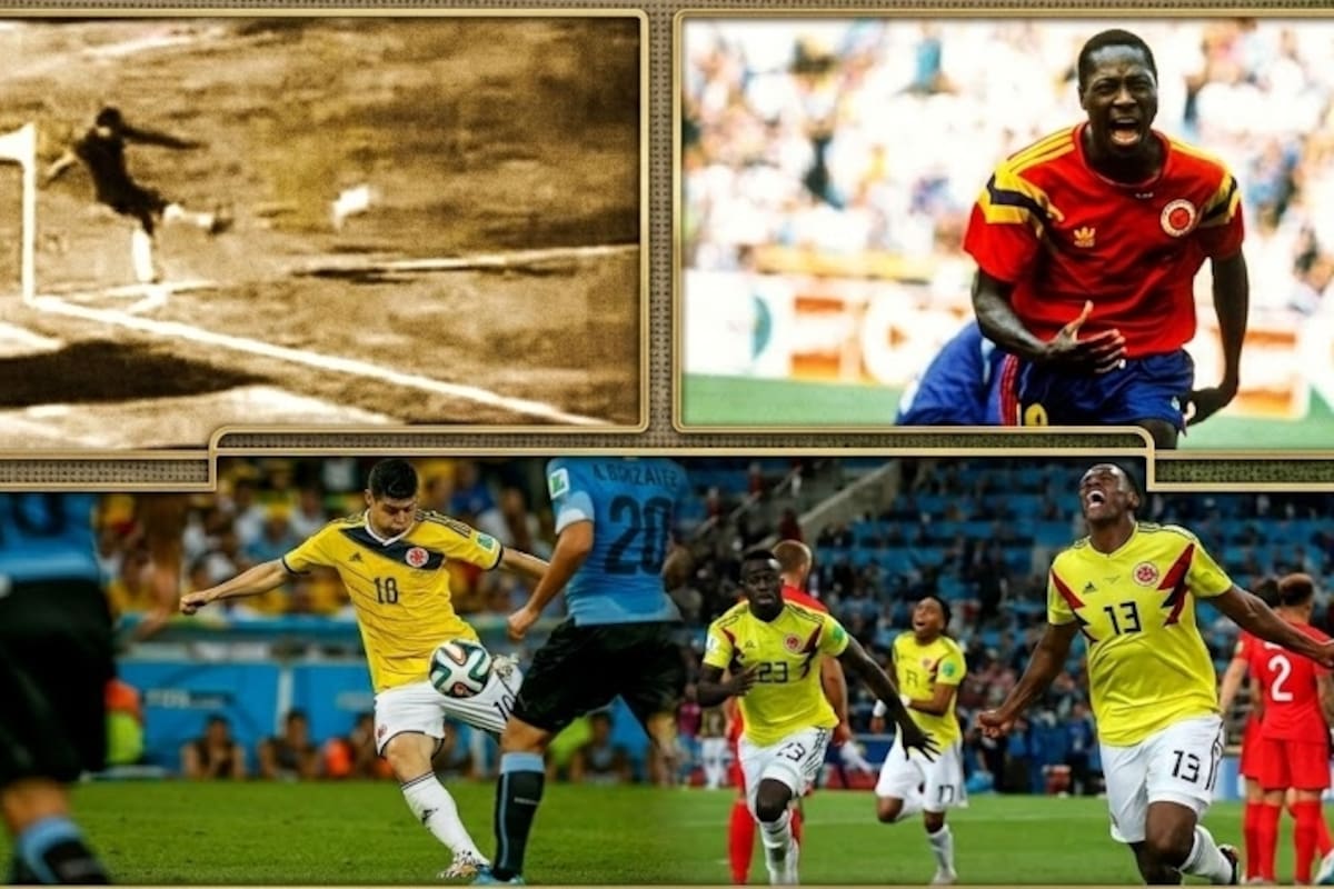 Los goles más importantes de Colombia en los mundiales.