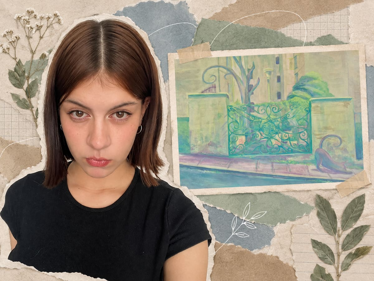 Los jóvenes artistas de los Premios Aurora II, estudiantes de Artes Plásticas de la UIS, presentan algunas de las obras con las que participan en esta segunda edición. Foto suministrada/VANGUARDIA