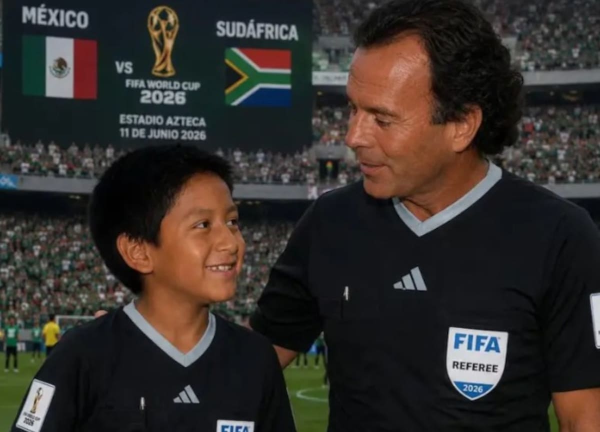 Cada inicio de julio, miles de usuarios comparten imágenes protagonizadas por Julio Iglesias para dar la bienvenida al mes. En 2026, el Mundial de Fútbol marcó la temática predominante de la tendencia. Foto tomada de redes sociales // X.