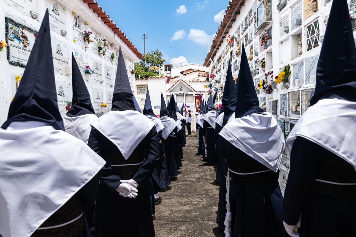 Los Nazarenos de Girón: la tradición de fe y penitencia que lleva 390 Semanas Santas viva en Colombia. Foto: Mauricio Olaya/VANGUARDIA