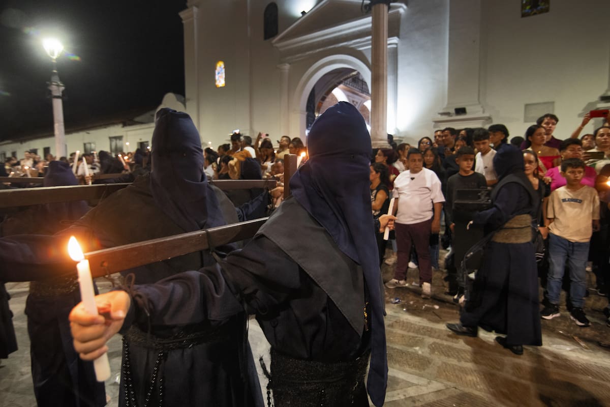 Los Nazarenos de Girón: la tradición de fe y penitencia que lleva 390 Semanas Santas viva en Colombia. Foto: Mauricio Olaya/VANGUARDIA