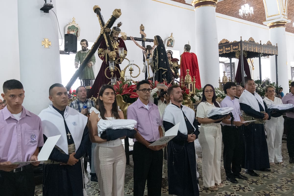 Los Nazarenos de Girón: la tradición de fe y penitencia que lleva 390 Semanas Santas viva en Colombia. Foto: Mauricio Olaya/VANGUARDIA