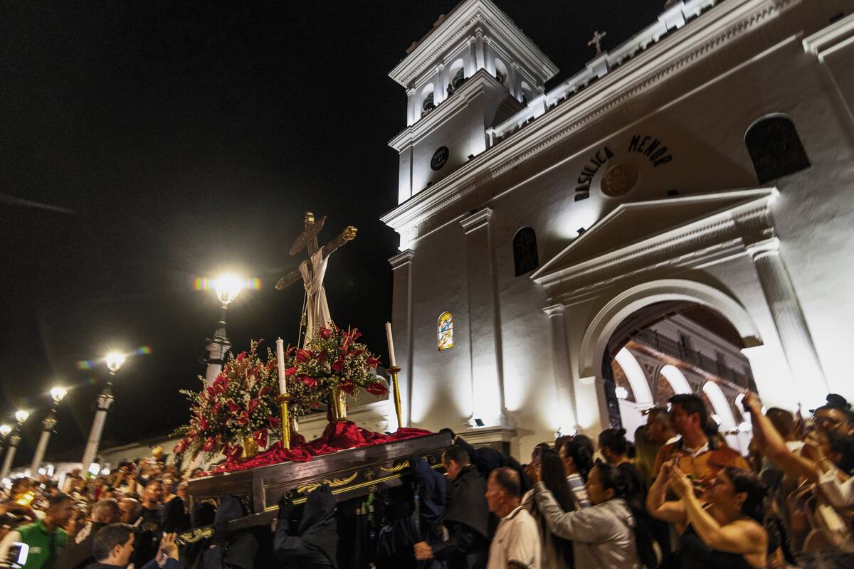 Los Nazarenos de Girón: la tradición de fe y penitencia que lleva 390 Semanas Santas viva en Colombia. Foto: Mauricio Olaya/VANGUARDIA