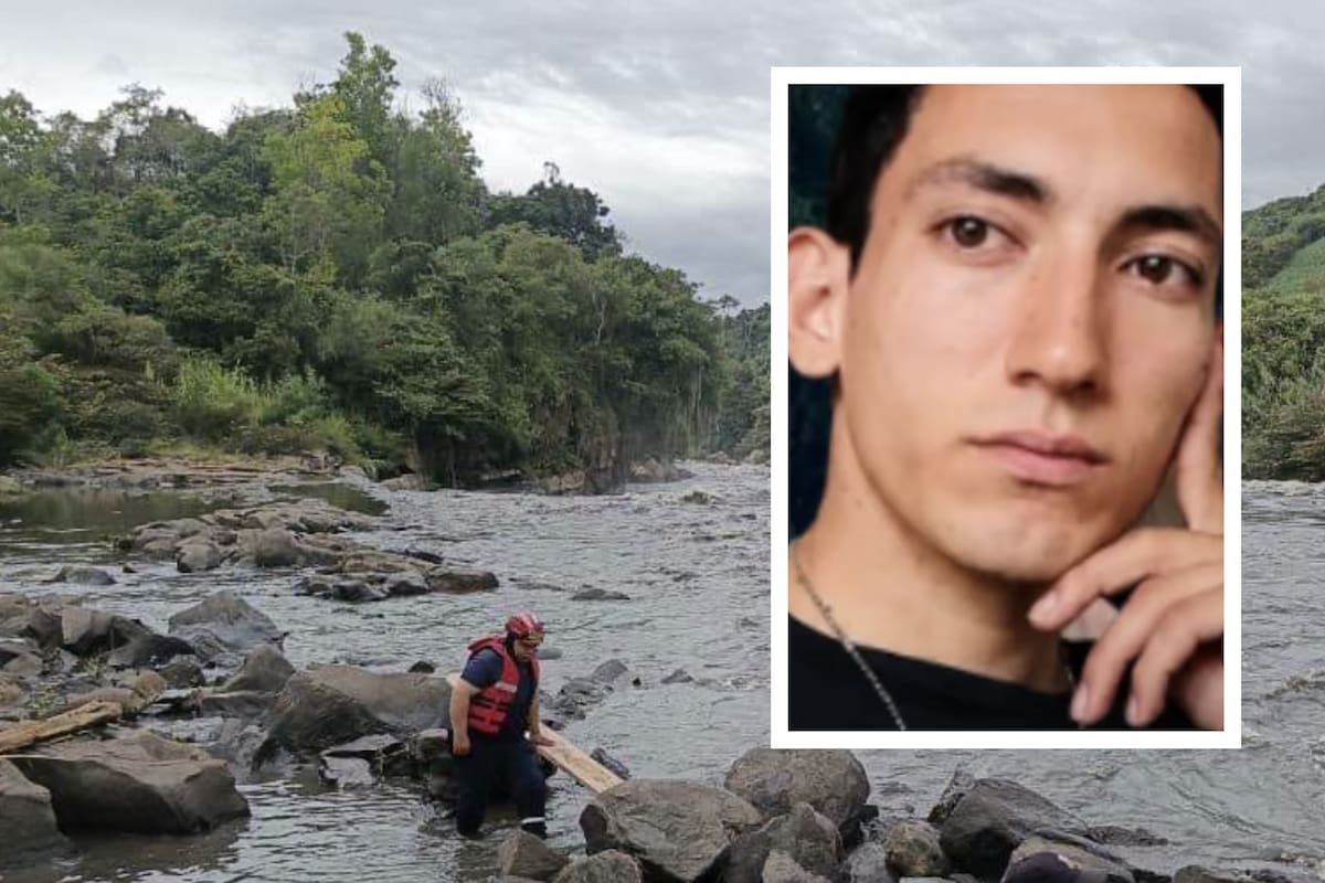 Los organismos de socorro continúan buscando a Jeider Johan Hernández Tobón, de 23 años, desaparecido en Barbosa.
