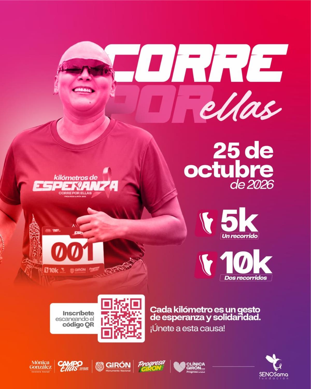 Los recursos recaudados llegarán a la Fundación SENOSAMA.