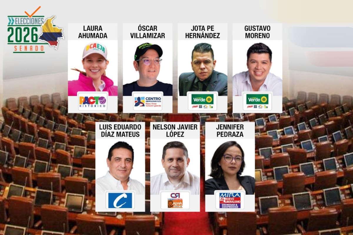 Los senadores santadereanos que llegarían al Congreso para el período 2026 - 2030 | Fotomontaje Dohalfre Pinto