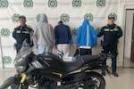 Tres sujetos fueron capturados después de hurtar una motocicleta de alto cilindraje en Bucaramanga