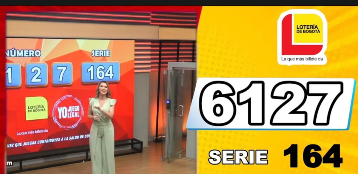 Resultados del sorteo de la Lotería de Bogotá de este jueves 9 de abril de 2026.