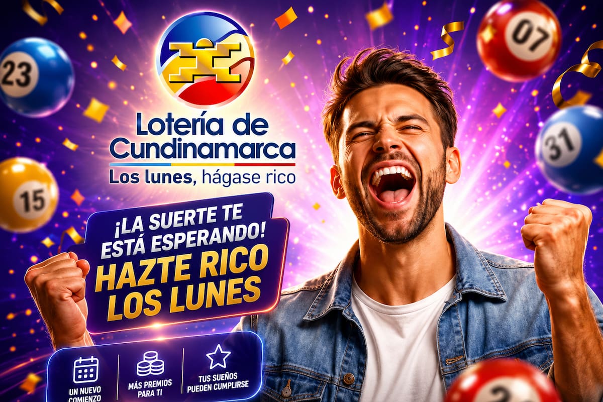 Lotería de Cundinamarca: sorteo del premio mayor de hoy.