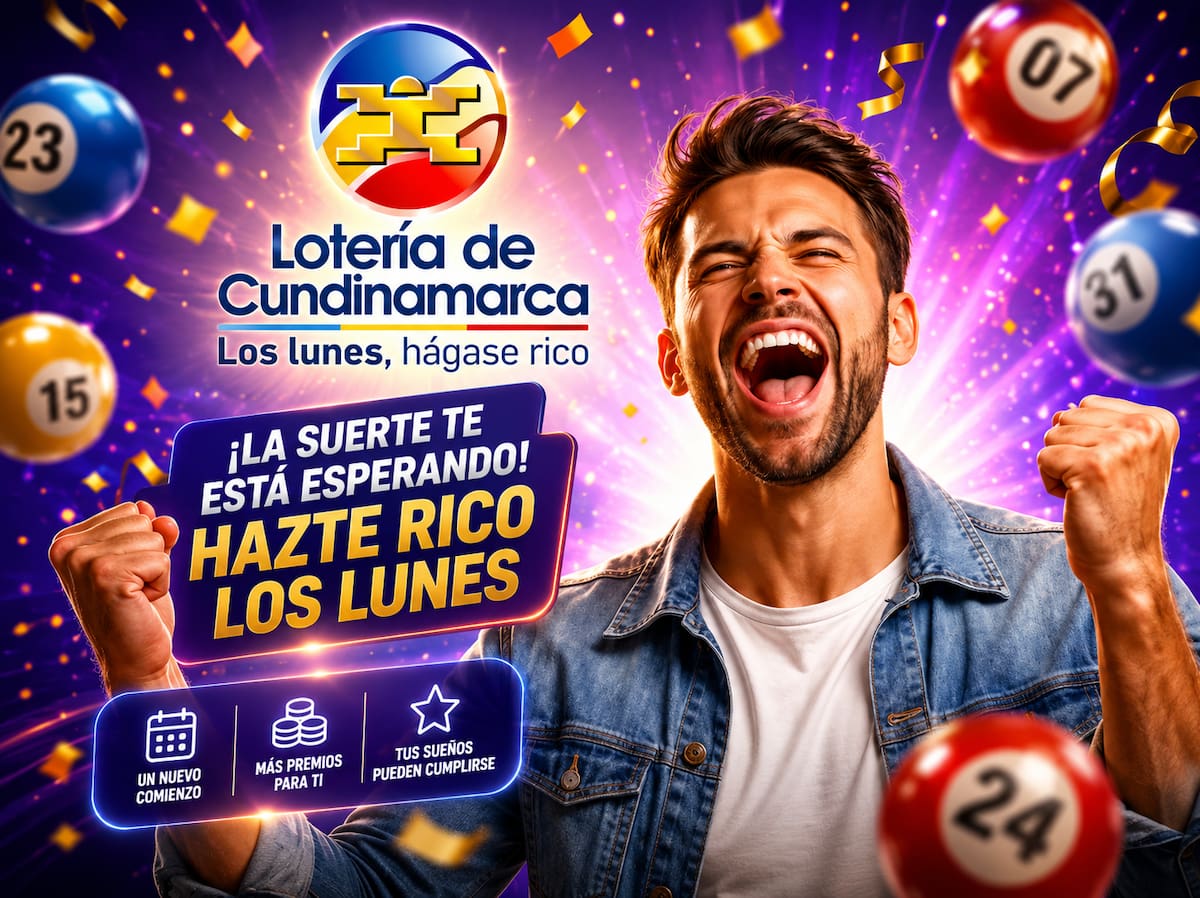 Lotería de Cundinamarca: sorteo del premio mayor de hoy.