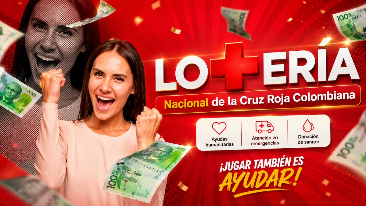 Sorteo de la Lotería de la Cruz Roja.