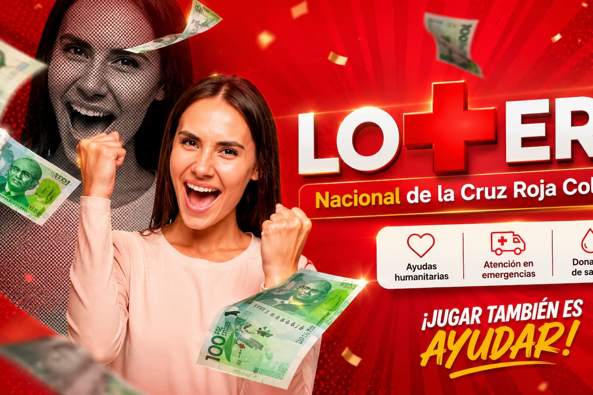 Sorteo de la Lotería de la Cruz Roja.