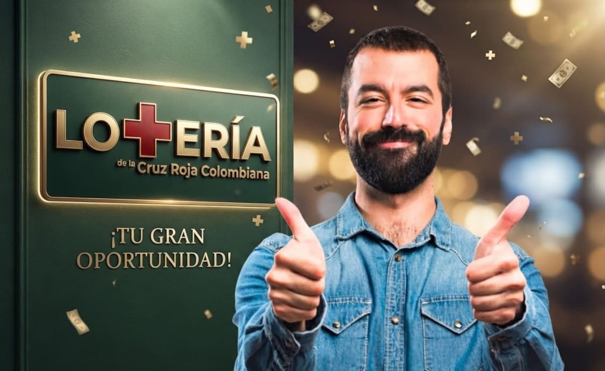 Sorteo de la Lotería de la Cruz Roja Colombiana.