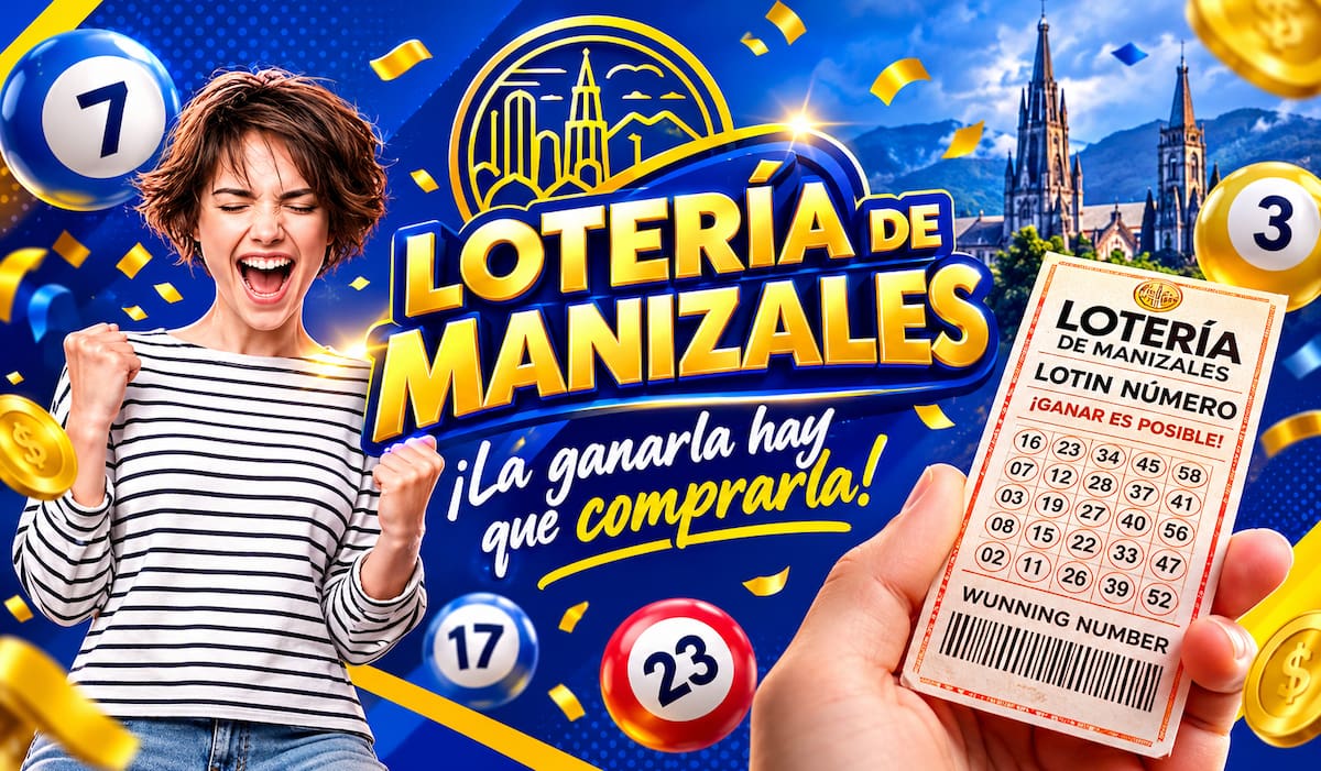 Lotería de Manizales: resultado del sorteo del miércoles 7 de octubre de 2026.