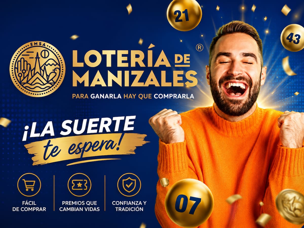Lotería de Manizales: resultados del miércoles 22 de julio de 2026.