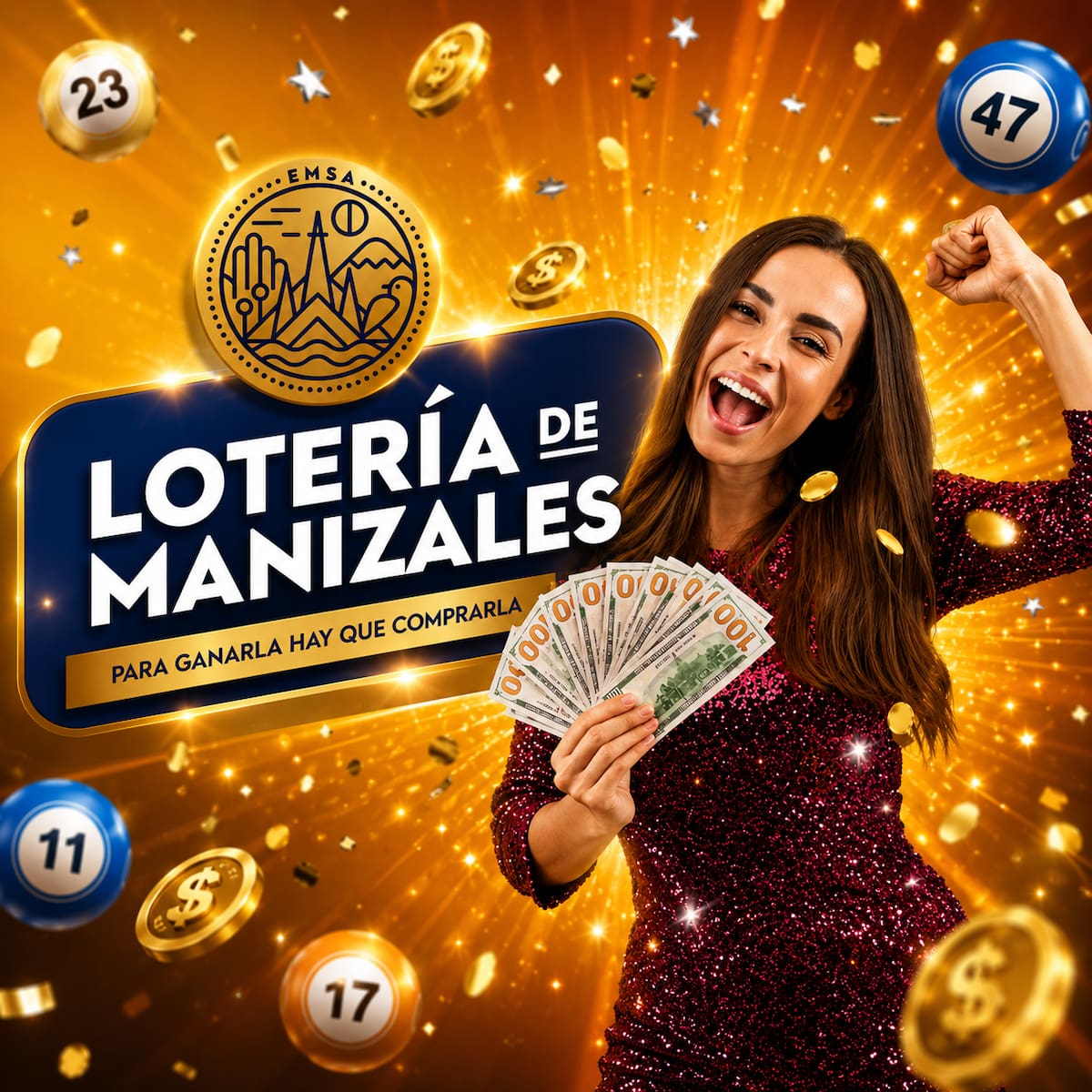 Sorteo de hoy de la Lotería de Manizales.