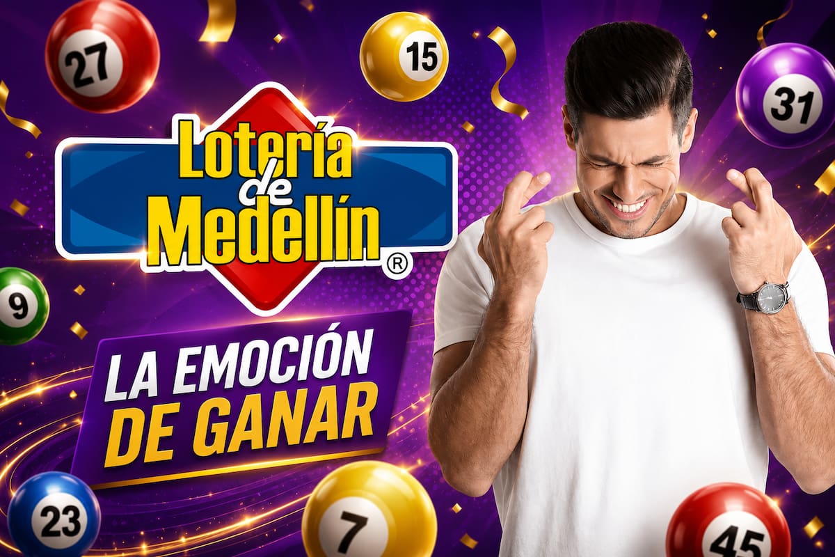 Lotería de Medellín: sorteo de hoy.