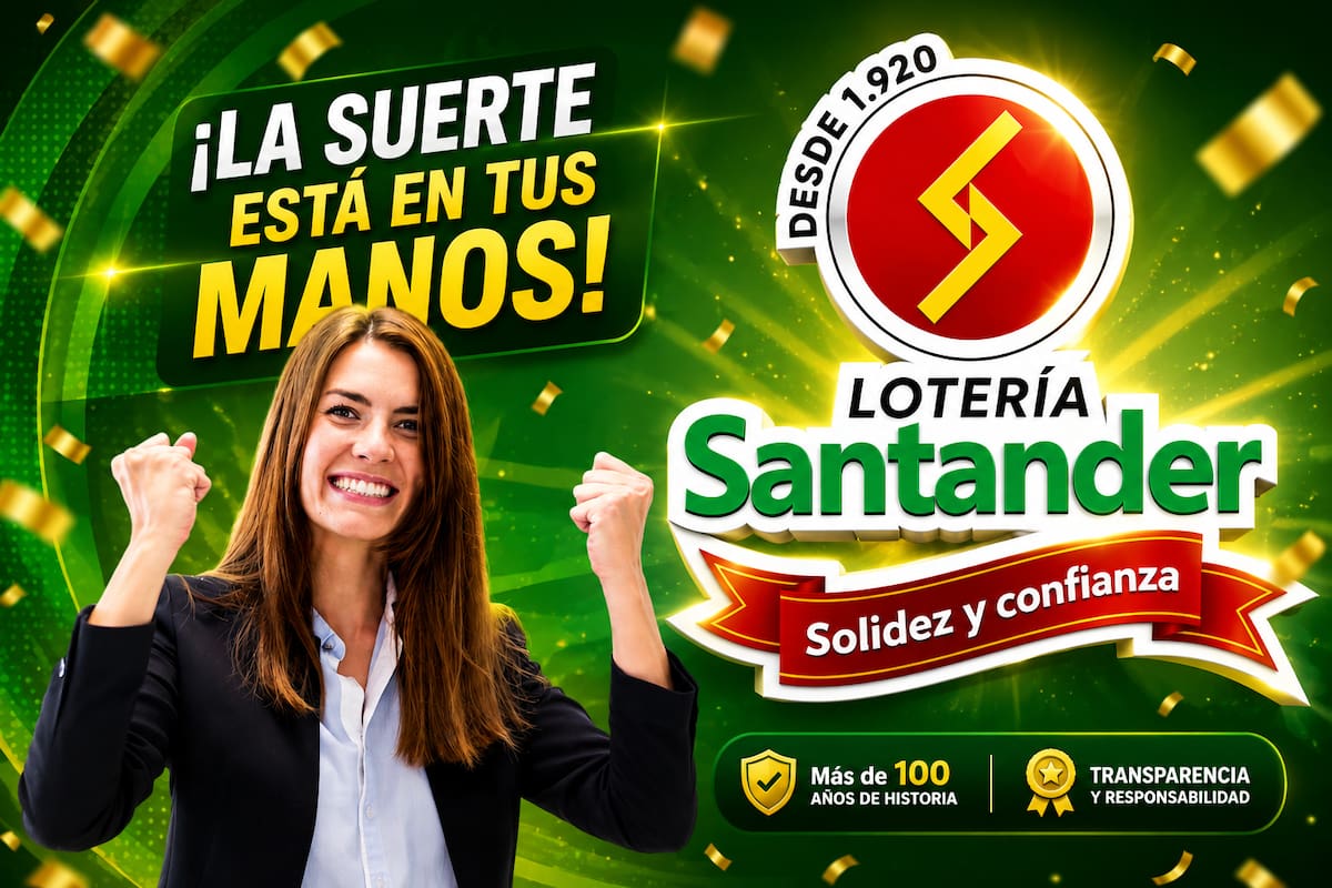 Sorteo de hoy del premio mayo de la Lotería de Santander.