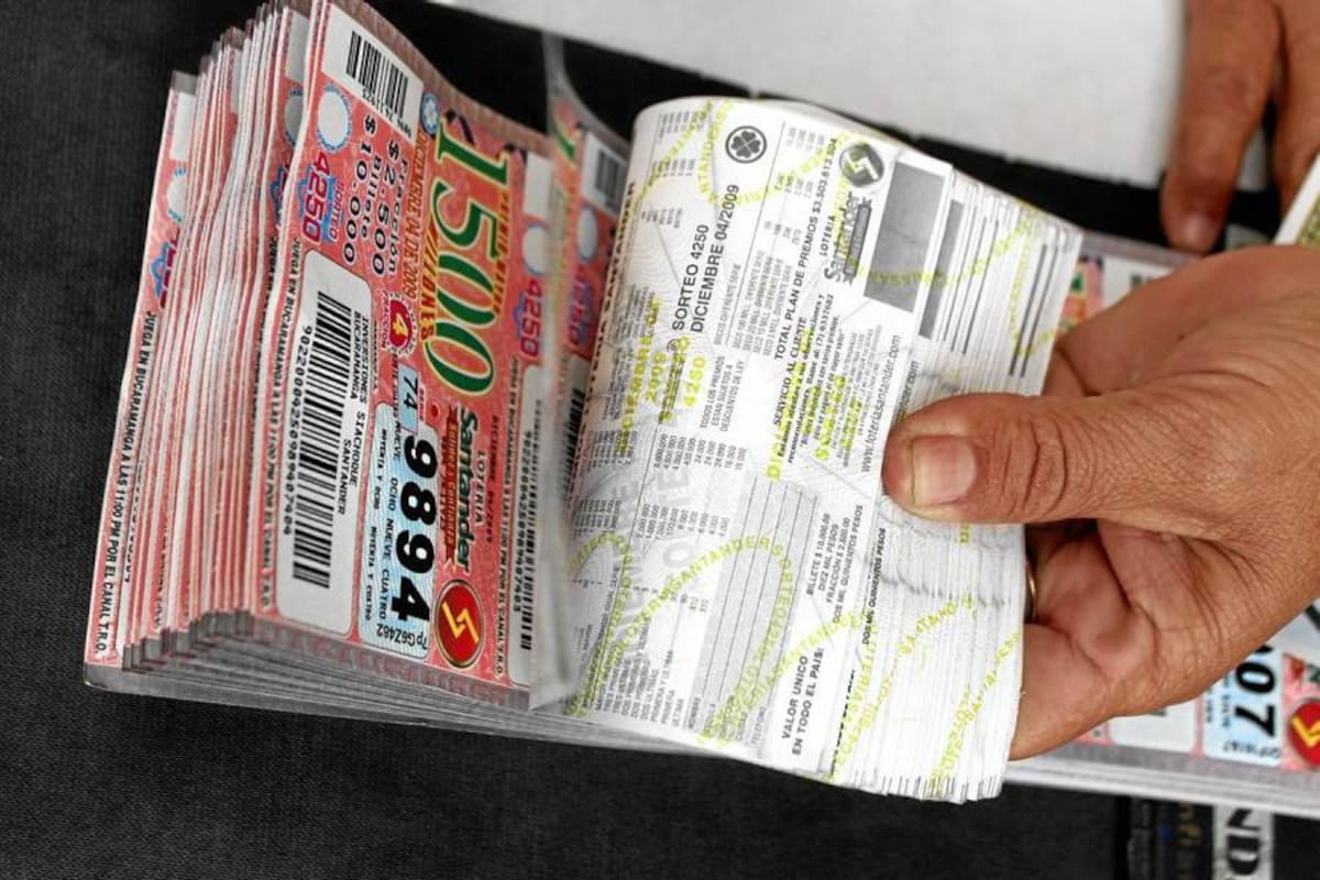 Sorteo de la Lotería de Santander.