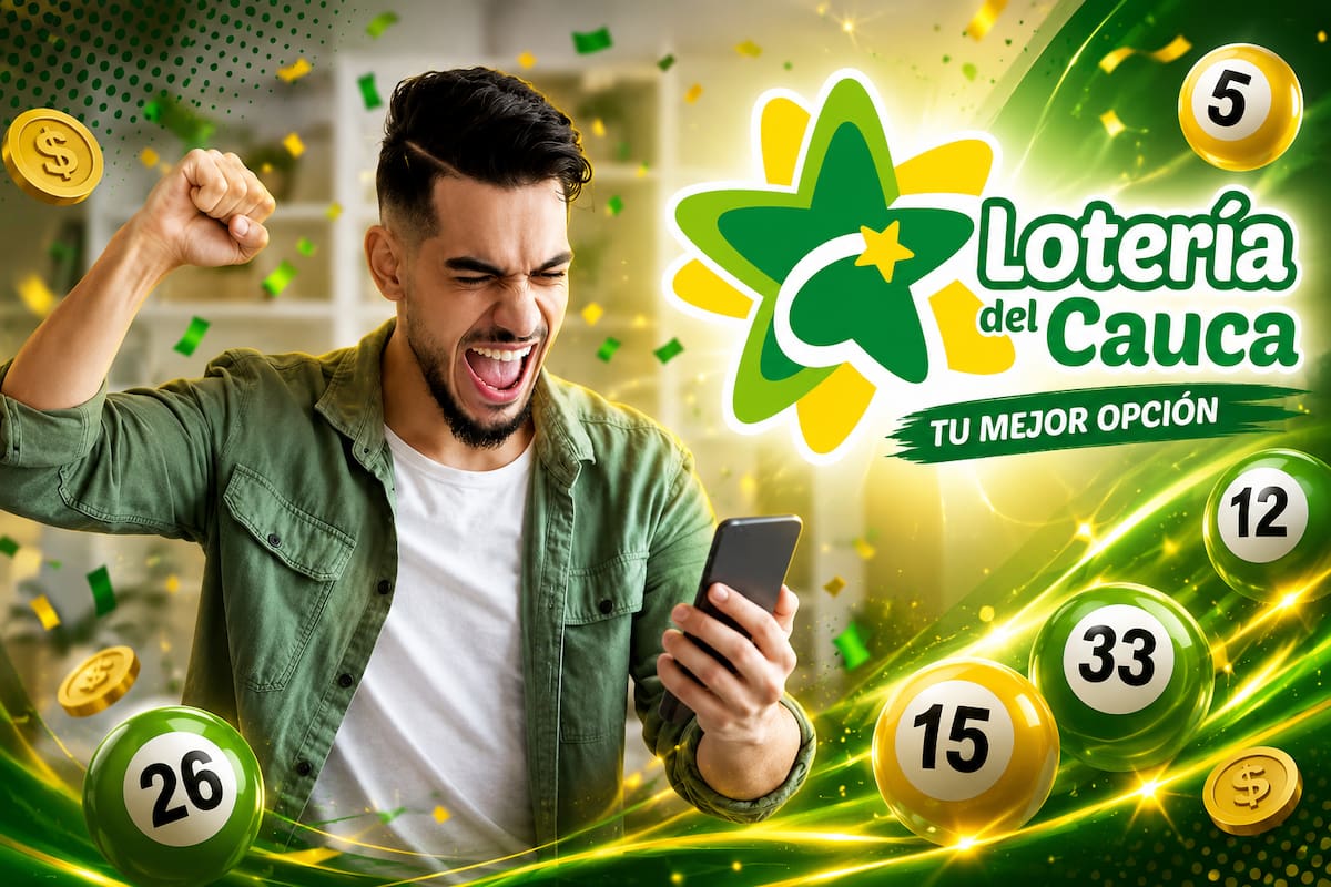 Lotería del Cauca: Usted puede ser el afortunado ganador.