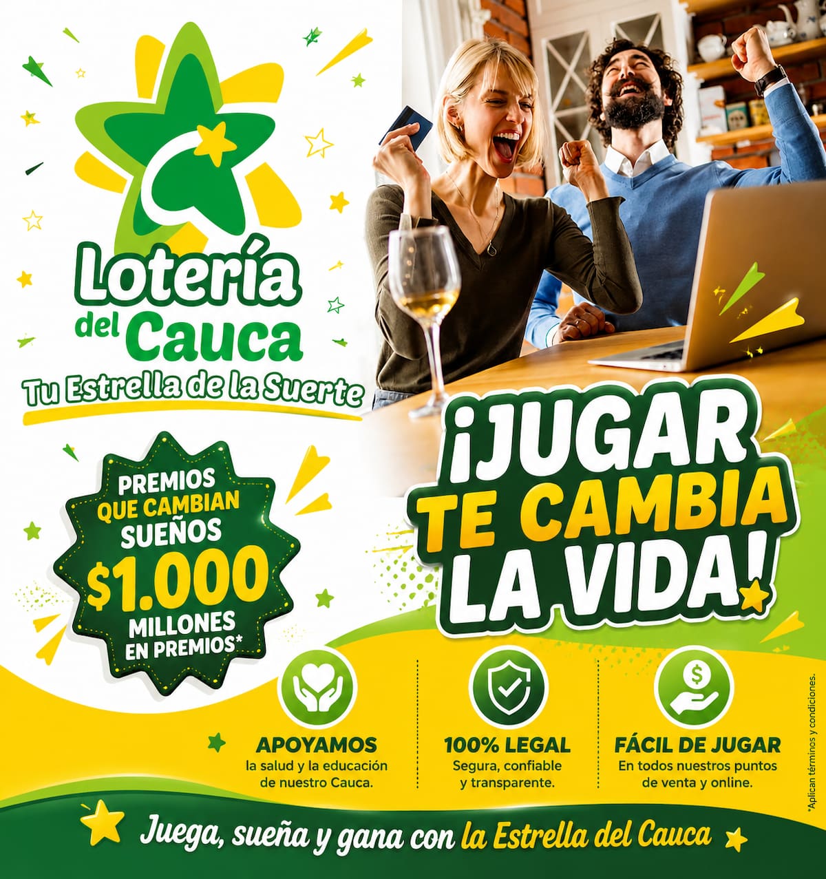Lotería del Cauca: sorteo de hoy.