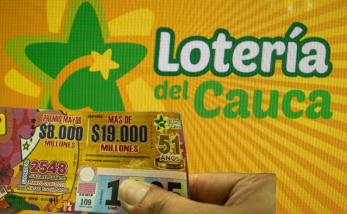 Sorteo de la Lotería de la Lotería del Cauca: resultado premio mayor.