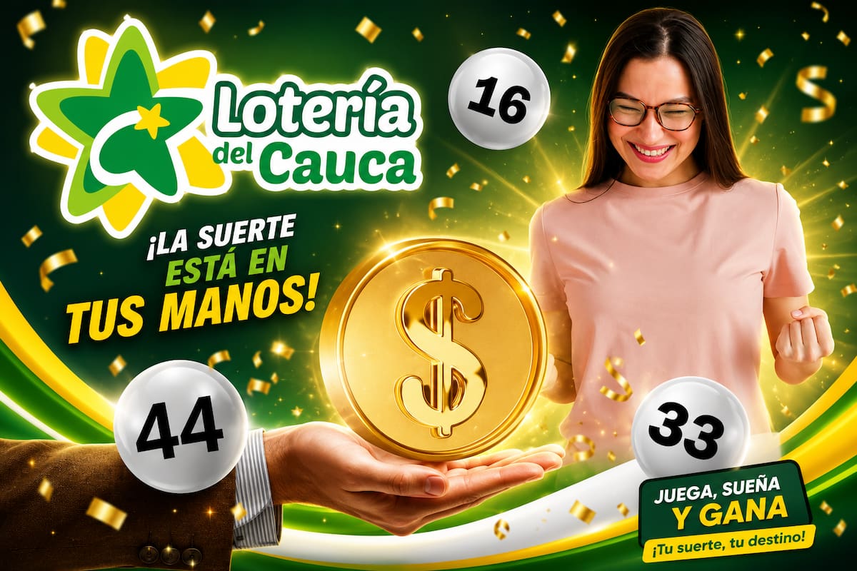 El premio mayor de la Lotería del Cauca es de 8.000 millones de pesos.