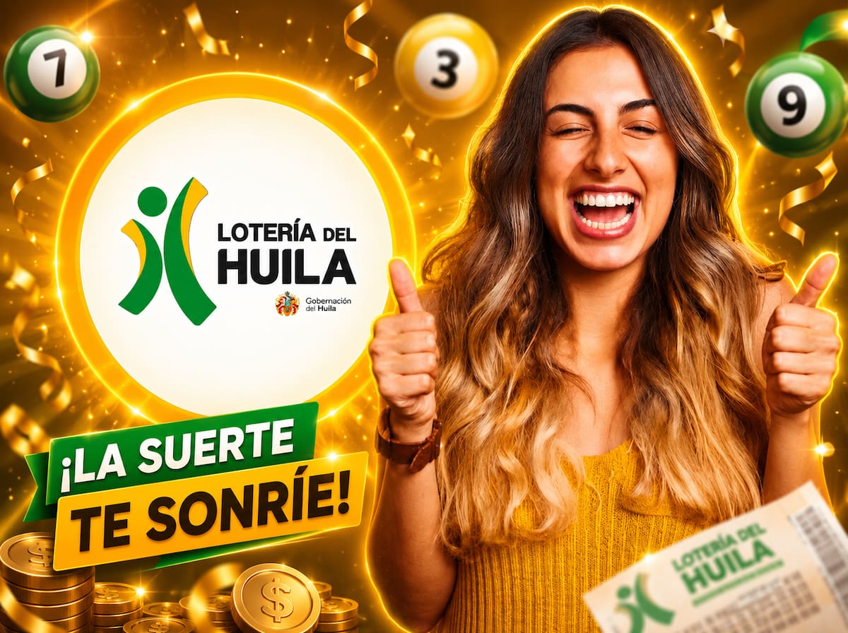 Lotería del Huila: resultado del premio mayor del sorteo de hoy.