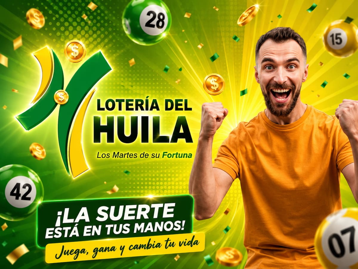 Lotería del Huila: resultado del sorteo de hoy.