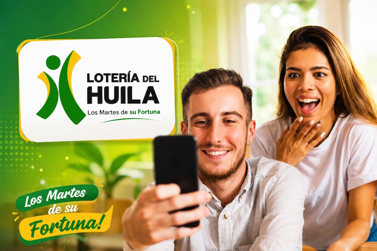 Sorteo de hoy de la Lotería del Huila.