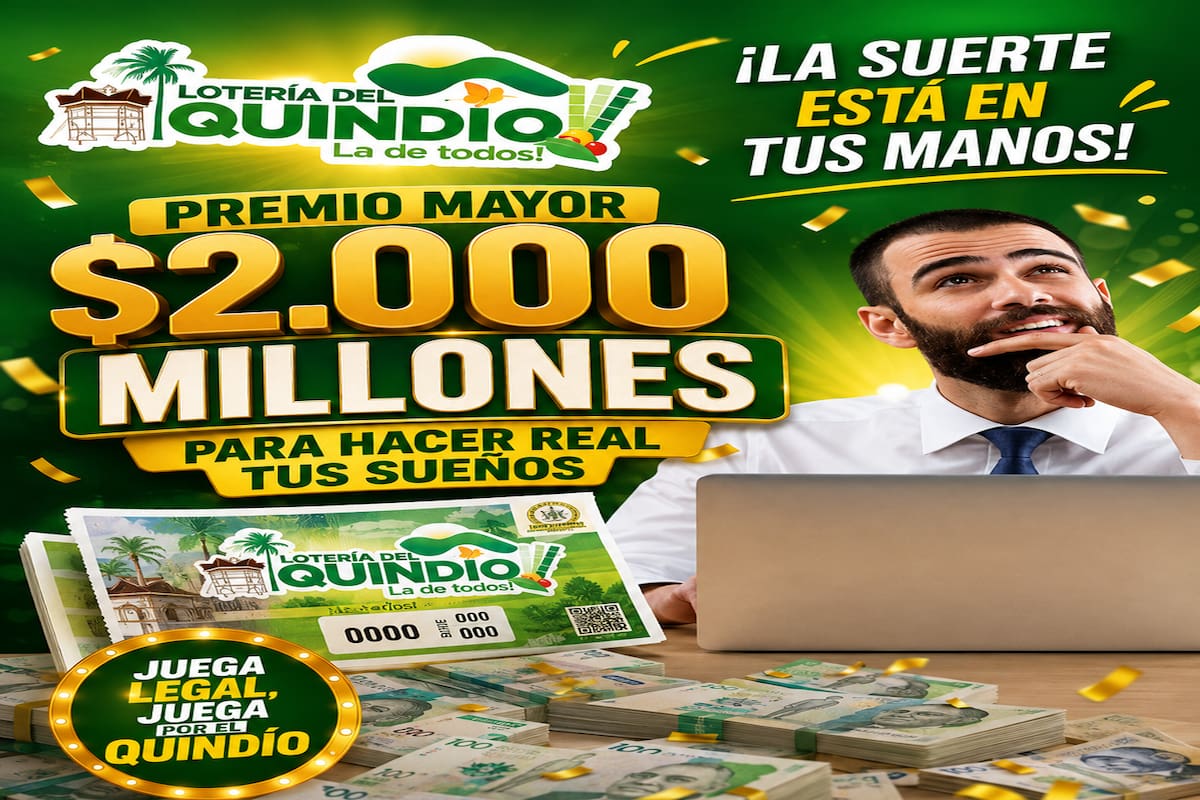 Lotería del Quindío: sorteo de hoy.