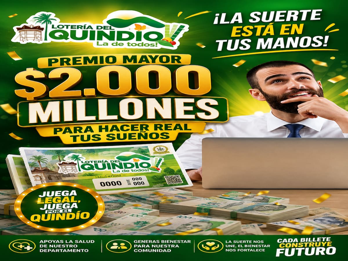 Lotería del Quindío: sorteo de hoy.