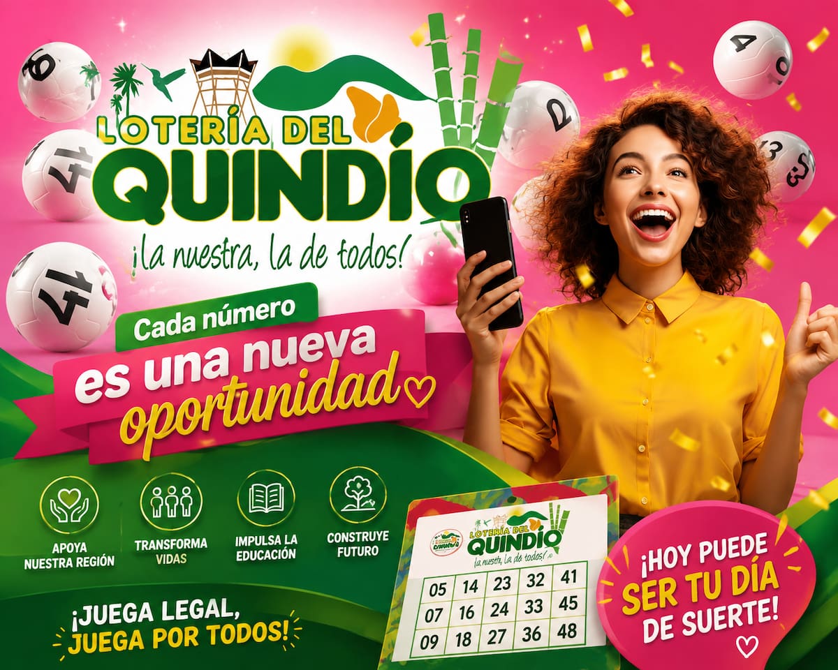 Lotería del Quindío: sorteo del día de hoy.