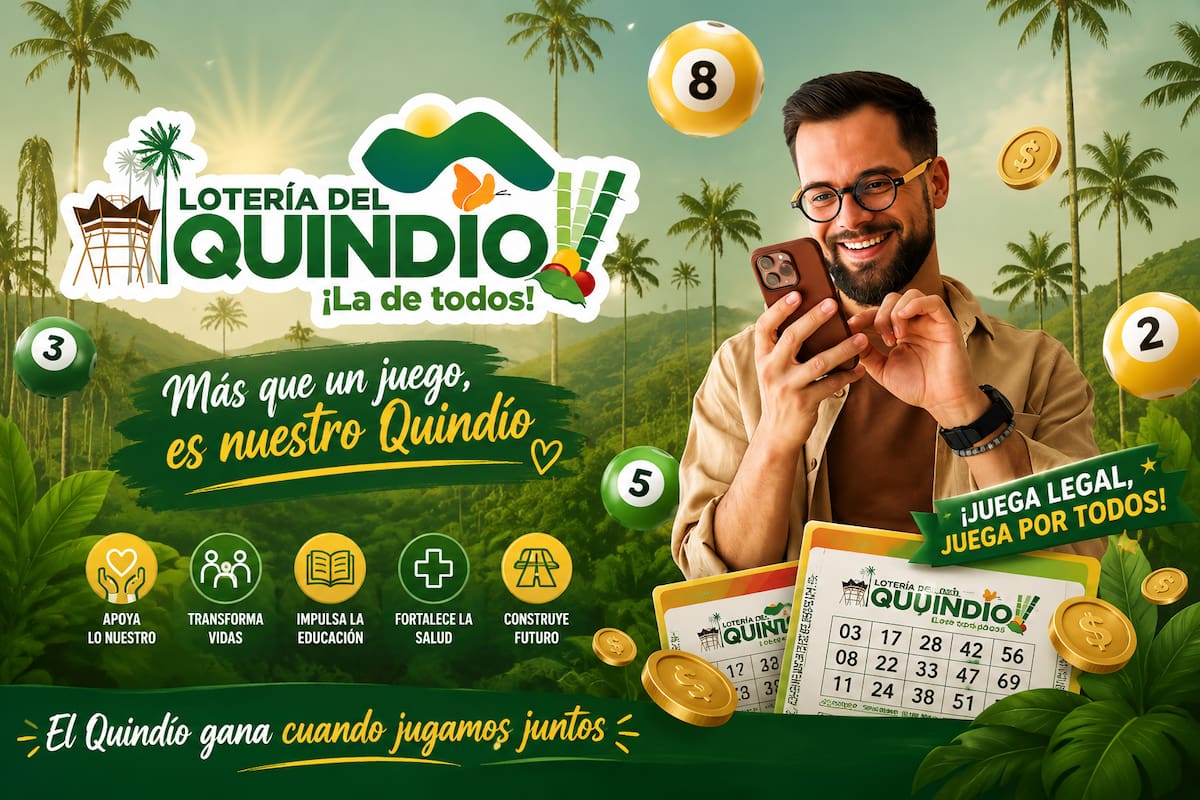 Lotería del Quindío: resultado del sorteo del jueves 3 de septiembre de 2026.