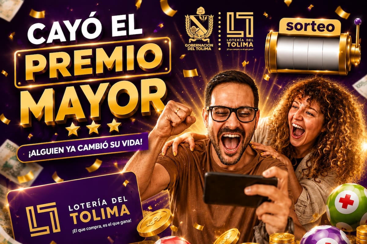 Sorteo de la Lotería del Tolima.